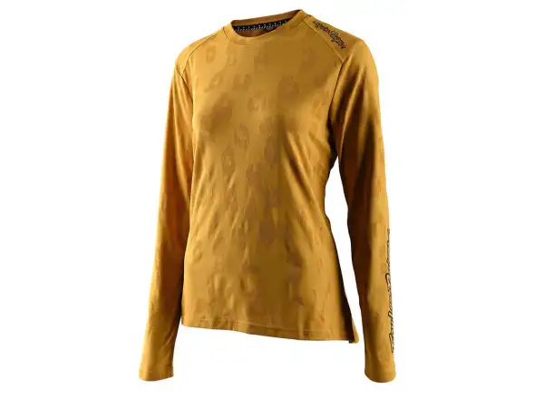 Troy Lee Designs Lilium Damen Langarmshirt Jacquard/Honig