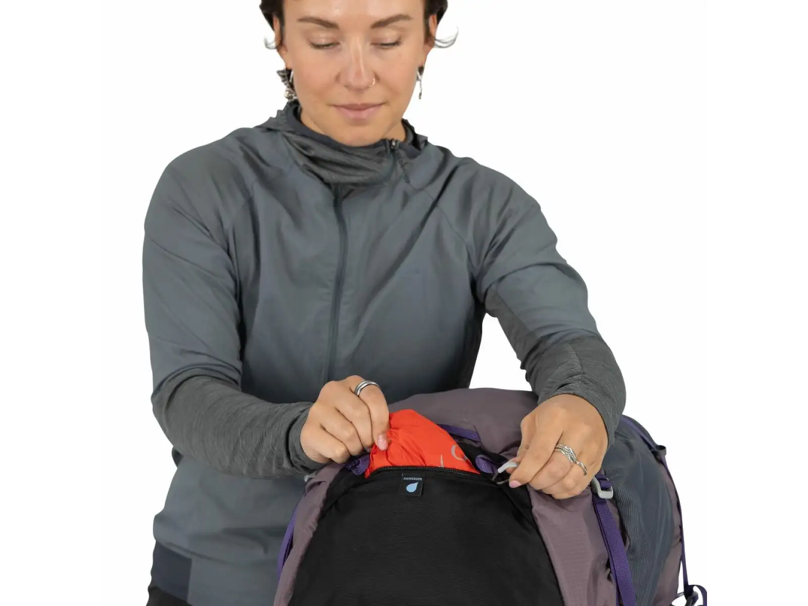 Osprey Hikelite Rucksack 28 l Graphite purple