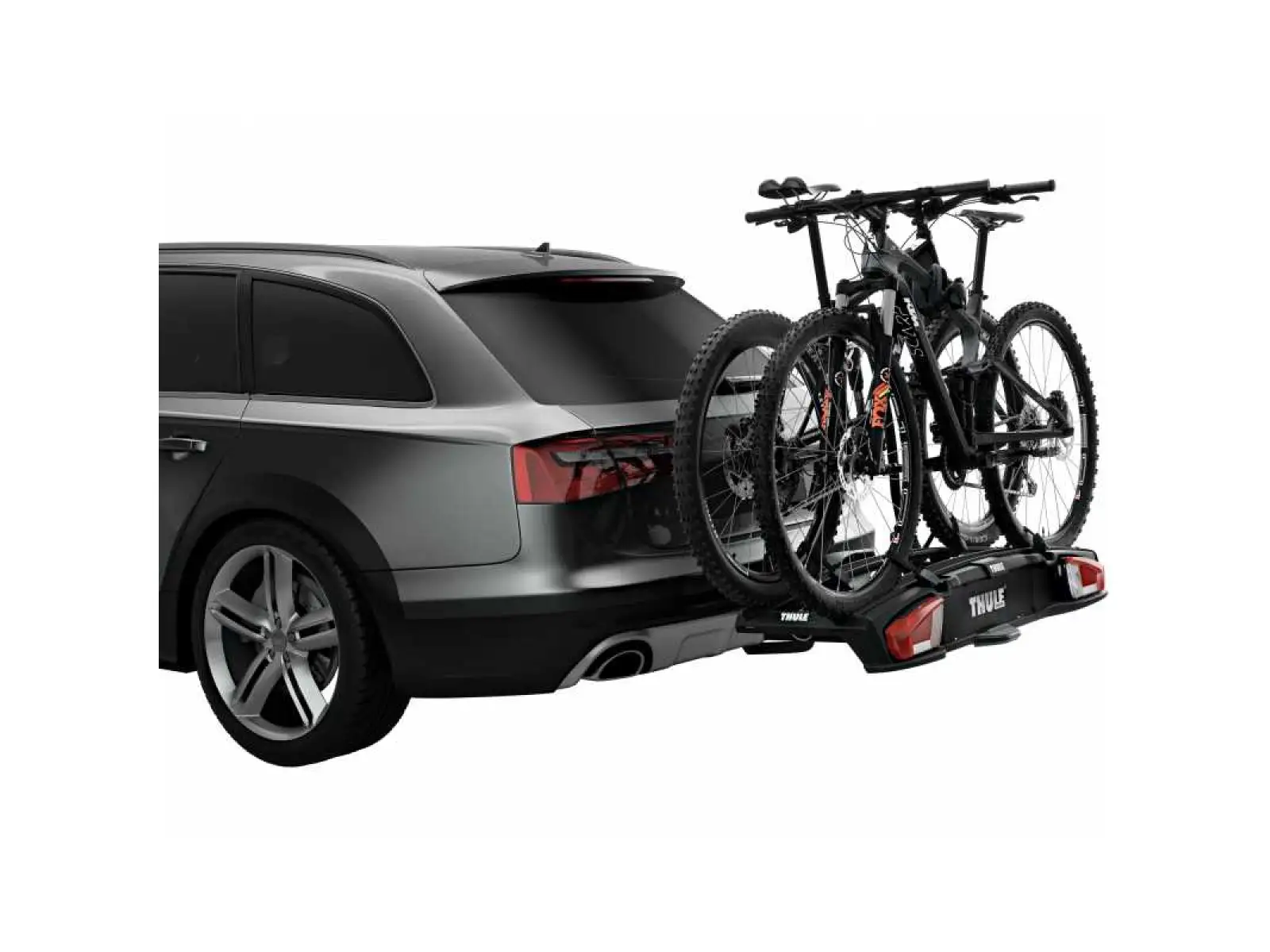 Thule VeloSpace XT Fahrradträger für die Anhängerkupplung für 2 Räder Schwarz
