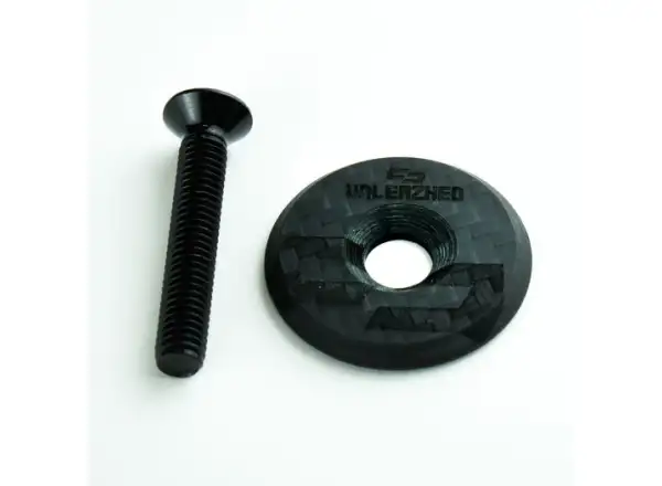 Unleazhed Unloose CF01 Kopfhörerabdeckung Carved Logo schwarz