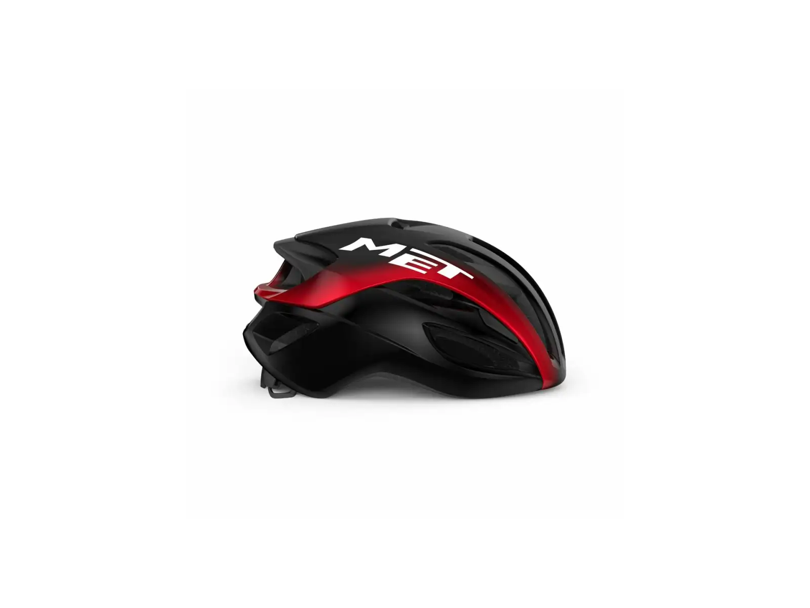 MET Rivale MIPS Helm Schwarz/Rot Metallic Glänzend