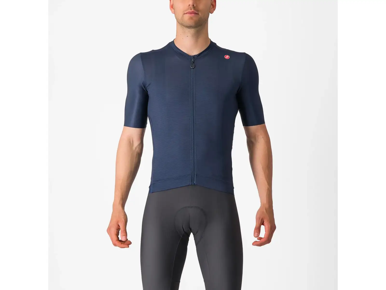 Castelli Espresso Herren-Trikot Kurzarm Belgian Blue/Silver Moon