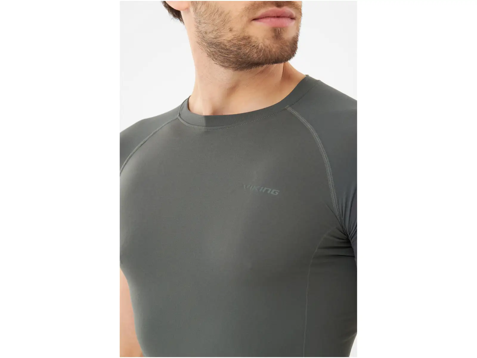 Viking Breezer Herren Funktionsshirt Kurzarm Grey