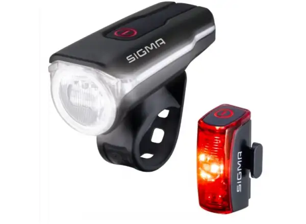 Sigma Sport Aura 60/Infinity Lichtset vorne und hinten schwarz