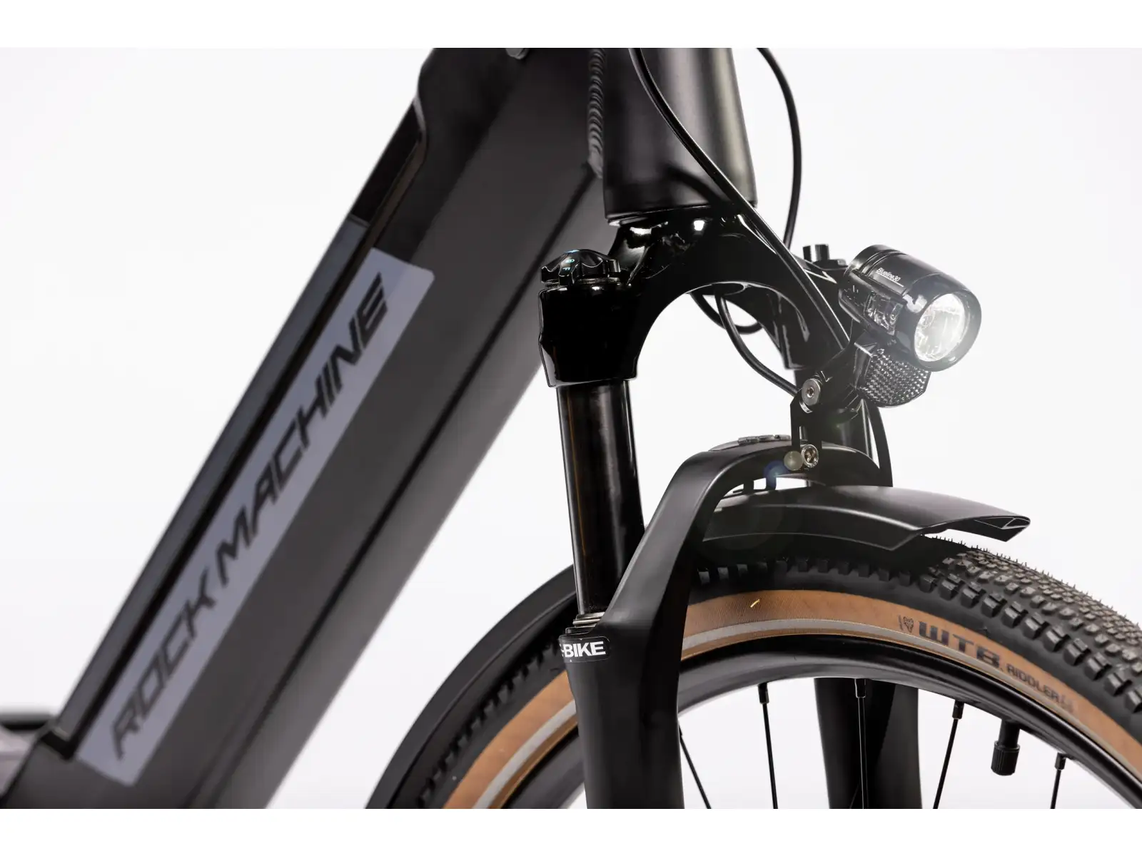Rock Machine Crossride INT e450 Touring Elektrofahrrad Matte Black/Grey