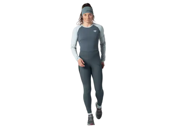 Dynafit Warm ultra Damen Laufleggings Cinder/Black Out