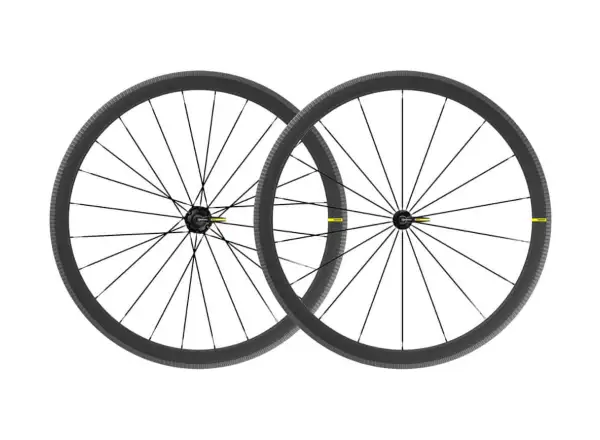 Mavic Cosmic SL 40 Carbon silniční vypletená kola ořech Shimano HG11