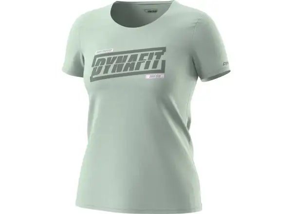Dynafit Graphic Cotton Damen T-Shirt kurtzarm Jadelite/Tabloid