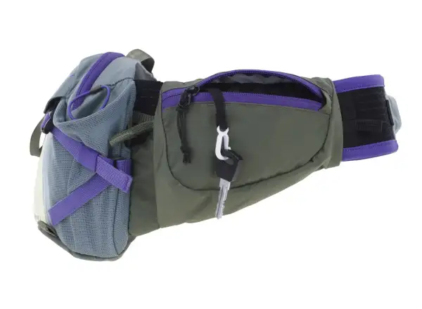 Evoc Hip Pack Pro 3 l + pint Tasche 1,5 l Steel/Violet/Dark Olive