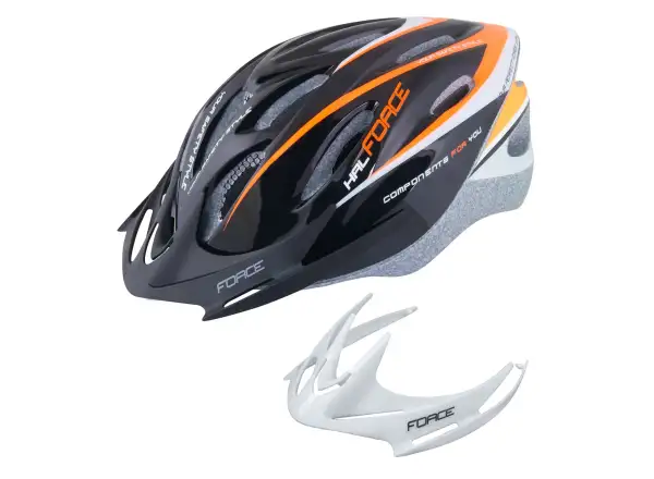 Force Hal Helm schwarz/orange