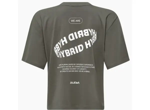Salewa Eagle Outside Loose Damen T-Shirt Faded Green