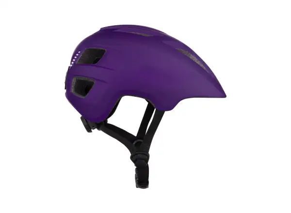 Force Zebu Kinderhelm mit Blinklicht purple