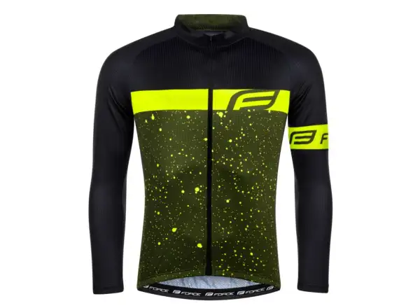 Force Spray Herren Langarmtrikot army/fluo