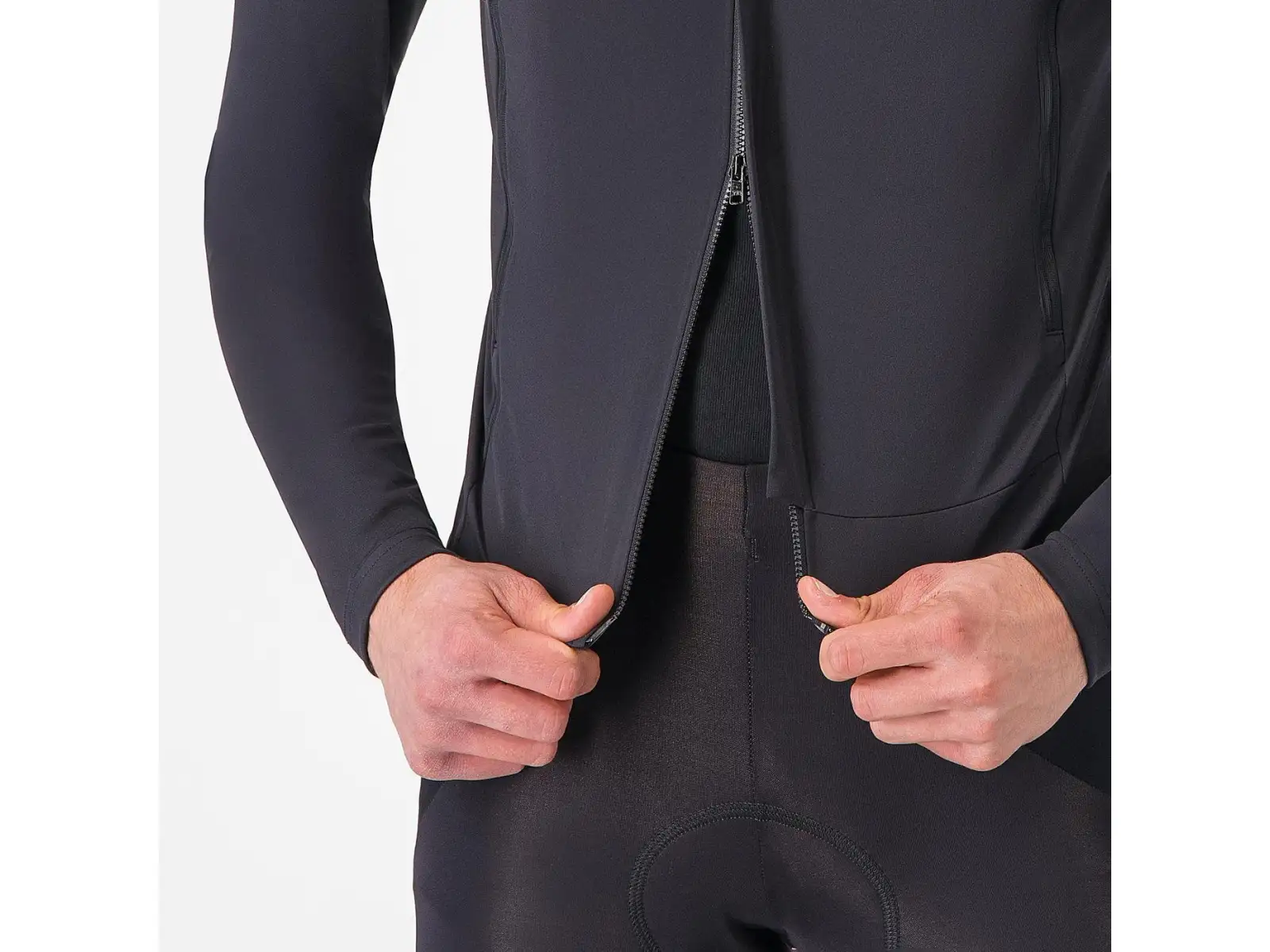 Castelli Perfetto RoS 3 Jacke Herrenjacke Light Black/Silver Reflex