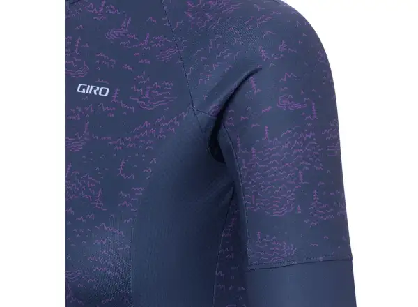 Giro Chrono Sport Damen Kurzarmtrikot midnight blue scree