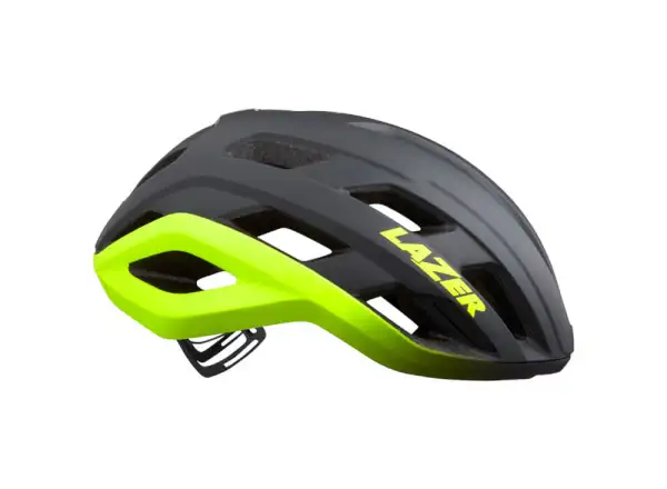 Lazer Strada KC Helm matt dunkelgrau/neongelb
