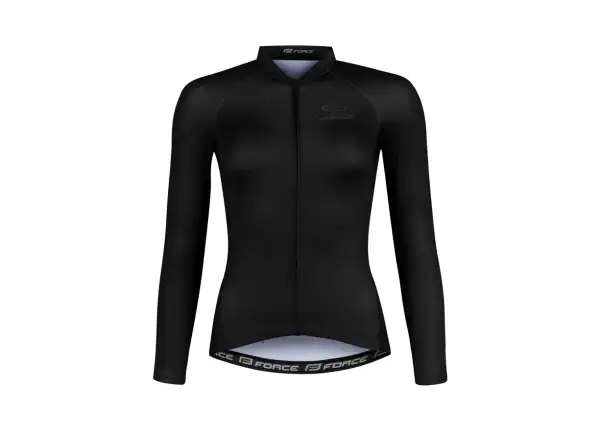 Force Pure Herrentrikot lange Ärmel schwarz