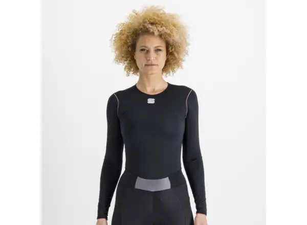 Sportful Damen Langarm-Unterhemd Schwarz