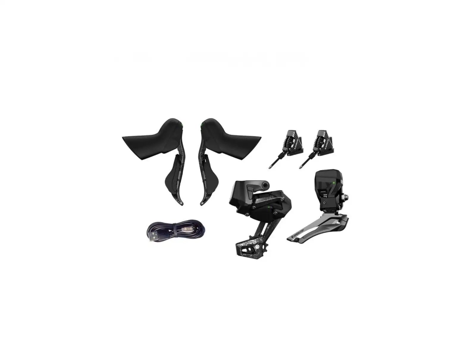 Wheeltop RA-7100-GS Aluminium elektronische Rennradgruppe