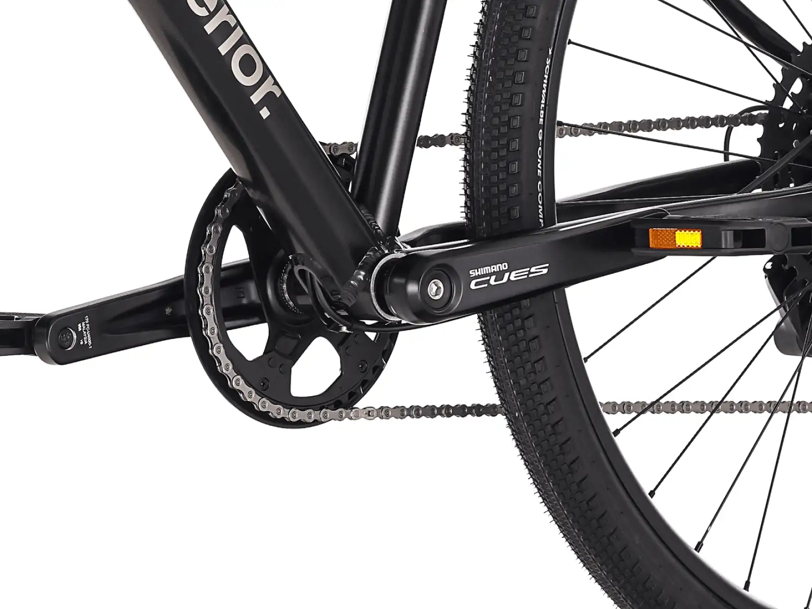 Superior Blox 6.4 Stadtfahrrad mattschwarz