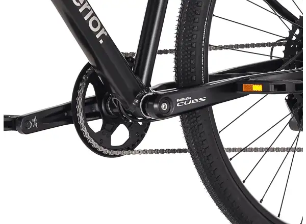 Superior Blox 6.4 Stadtfahrrad mattschwarz