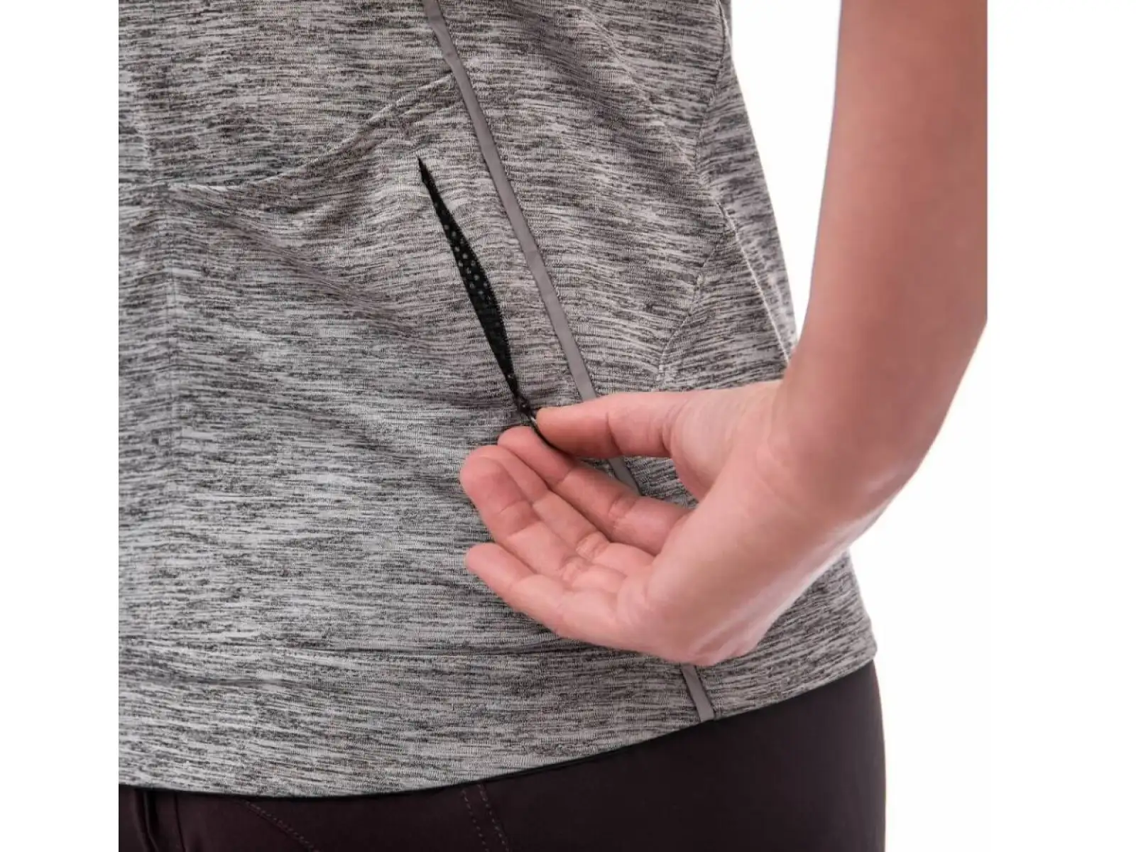 Sensor Cyklo Motion Damen-Trikot Kurzarm grau/schwarz