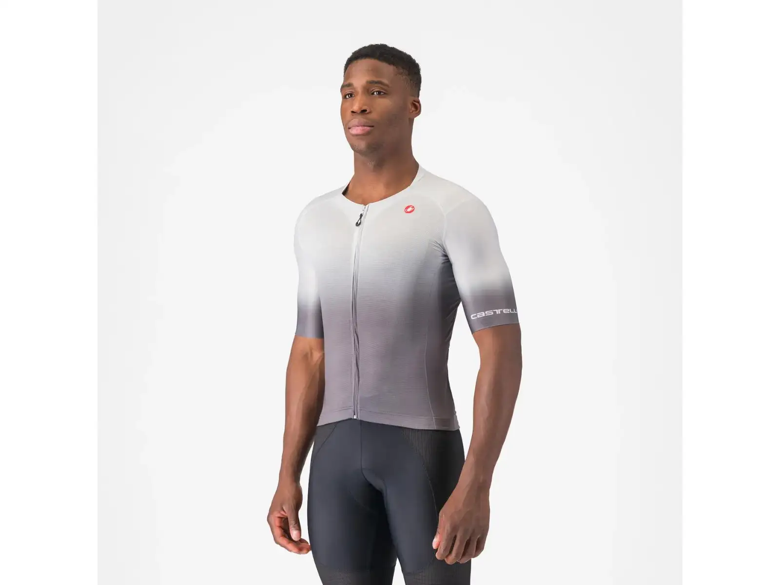 Castelli UPF Herren Trikot Kurzarm Silver Grey