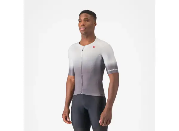 Castelli UPF Herren Trikot Kurzarm Silver Grey