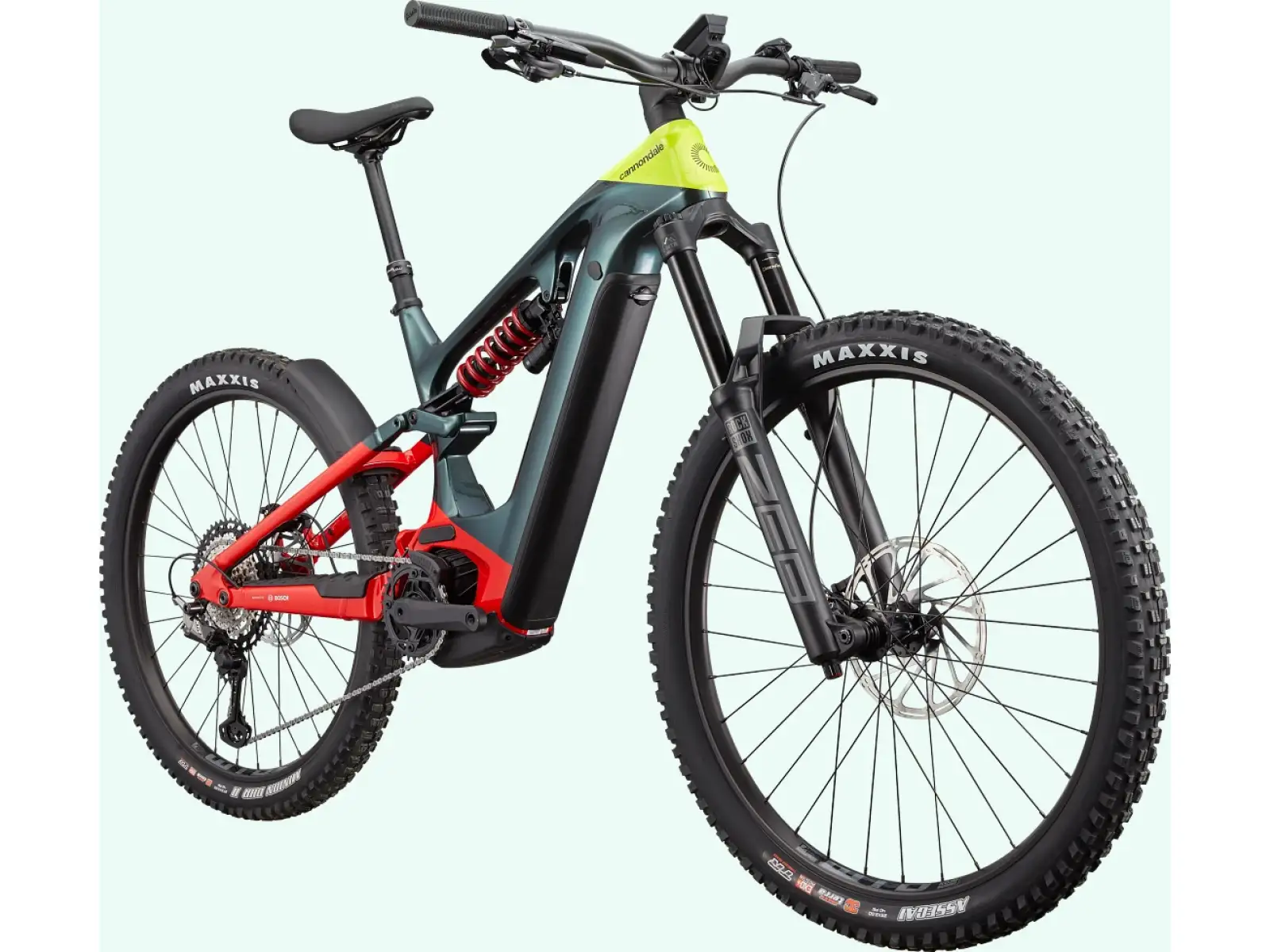 Cannondale Moterra Neo Carbon LT 1 vollgefedertes E-Bike Gunmetal Green
