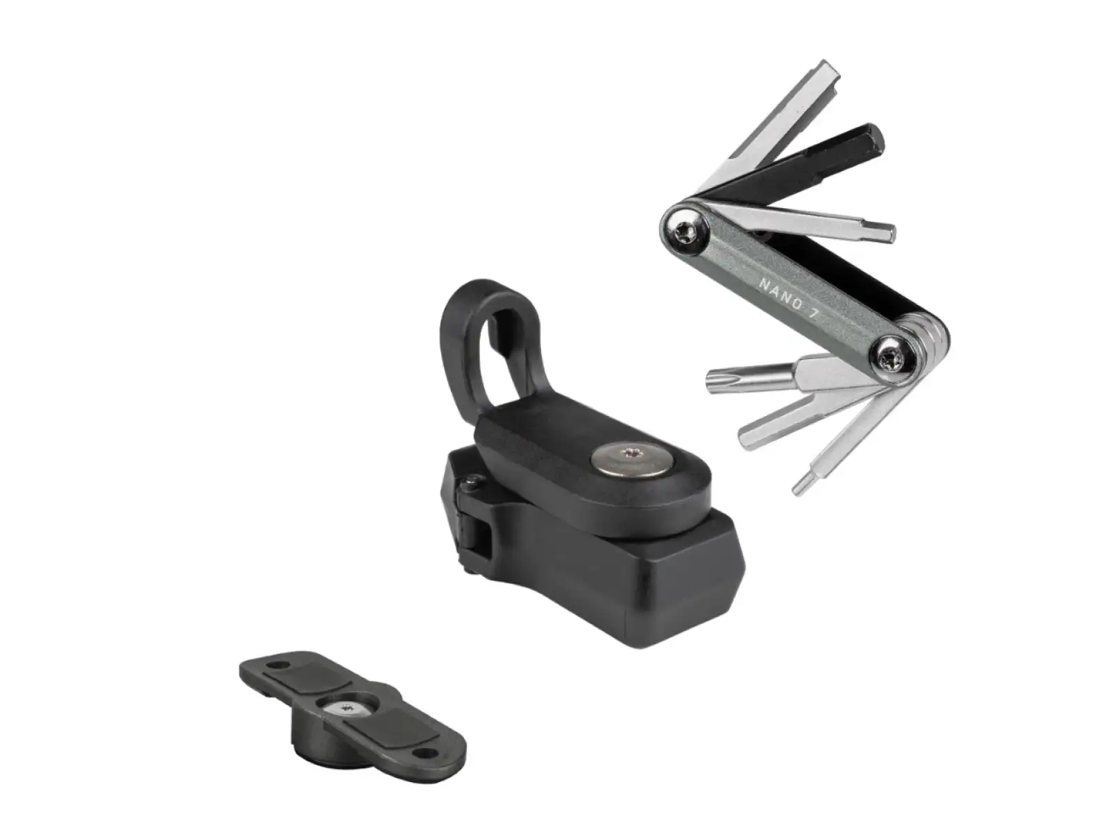 Topeak Ninja+ ToolBox Mini-Werkzeugsatz unter Flaschenhalter 7 Funktionen