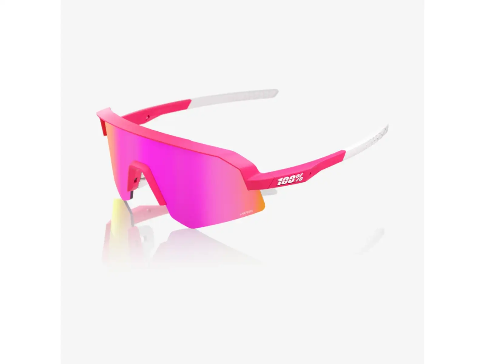 100% Slendale SL Sonnenbrille Pitaya/HiPER Vital Pink Mirror
