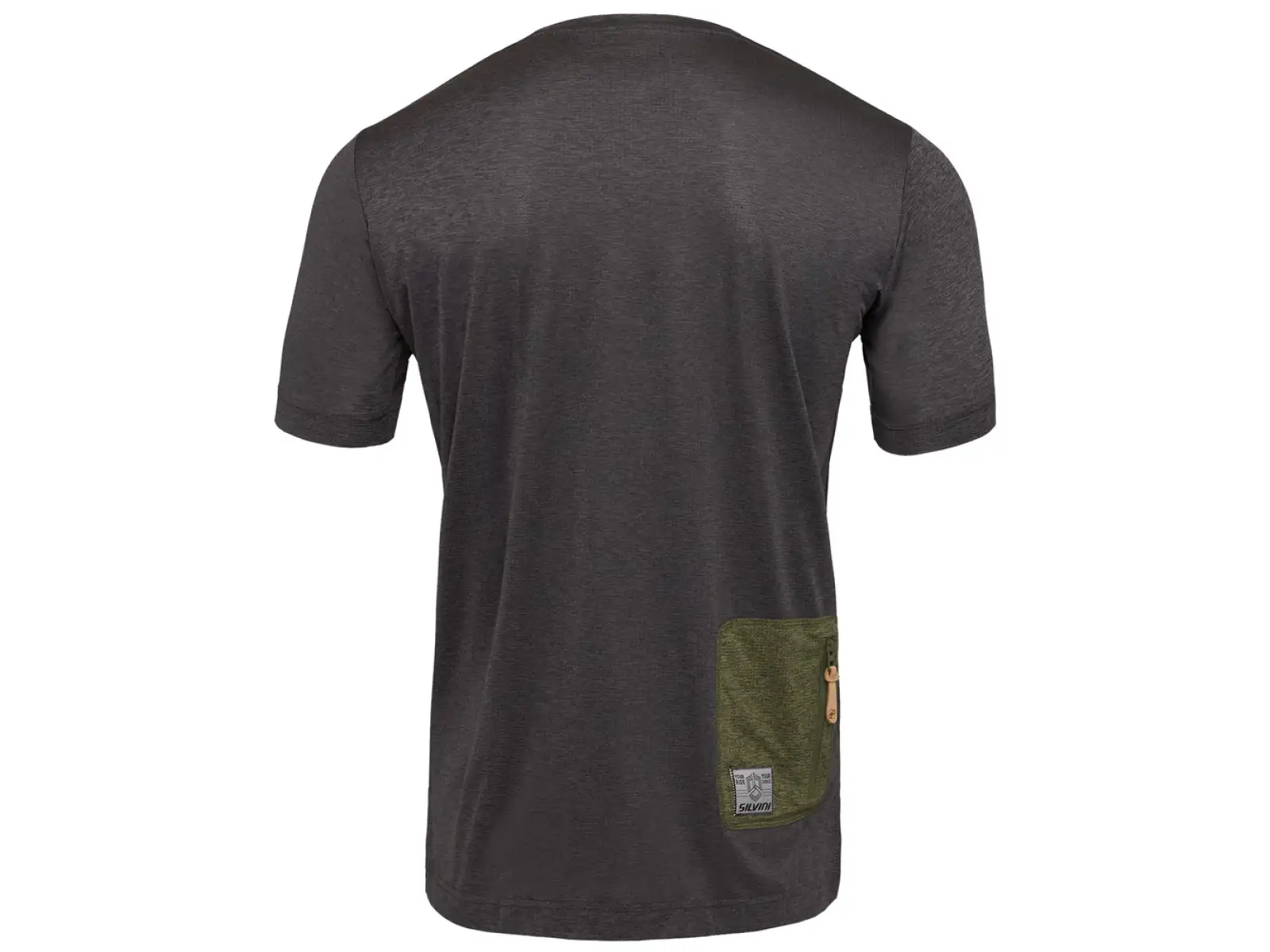 Silvini Galatro Herrentrikot kurze Ärmel Charcoal/Olive