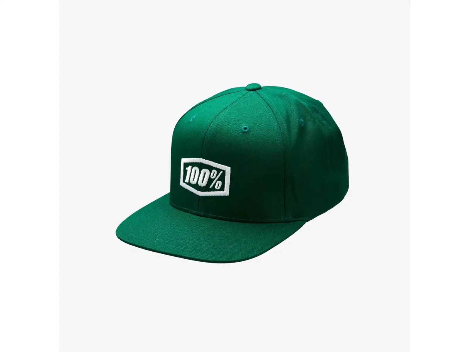100% Icon Snapback Cap Aj Fit Schirmmütze Waldgrün