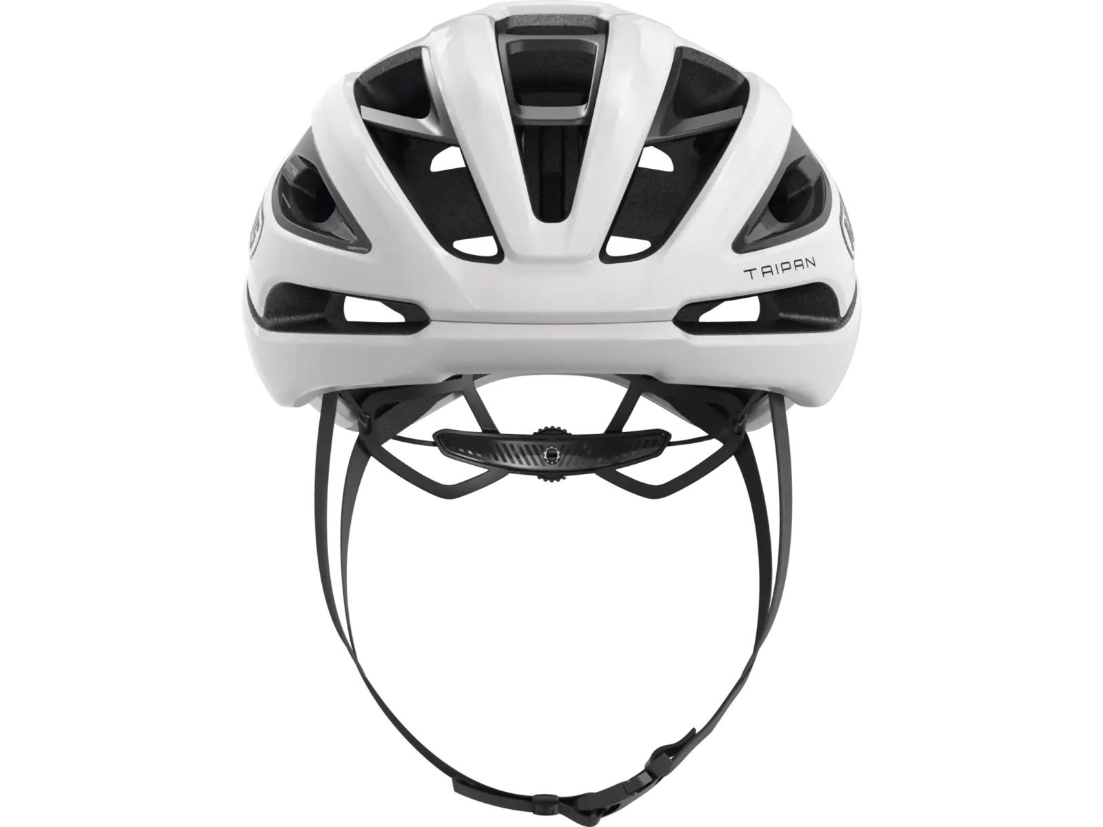 Abus Taipan LED Gravel-Helm Shiny White