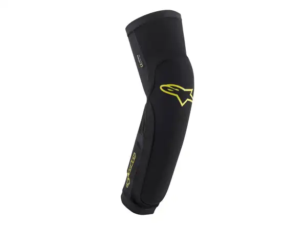 Alpinestars Paragon Plus Knie- und Schienbeinschützer schwarz/gelb acid