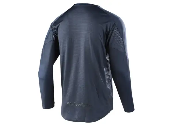 Troy Lee Designs Drift Solid Herren Langarmshirt dunkles Holzkohle