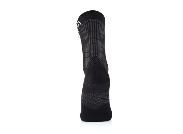 Sidas Run Anatomic Crew Laufsocken schwarz