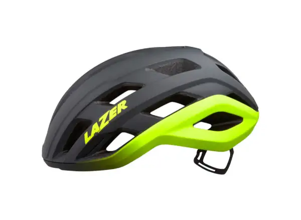 Lazer Strada KC Helm matt dunkelgrau/neongelb