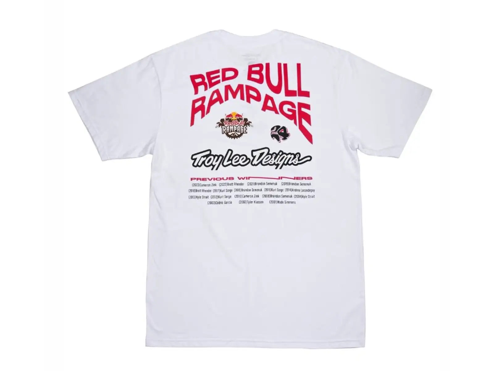 Troy Lee Designs x Red Bull Rampage Mind Melt Herren T-Shirt Kurzarm White