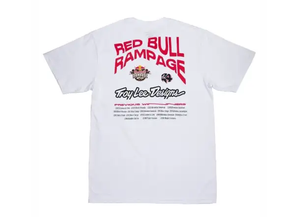 Troy Lee Designs x Red Bull Rampage Mind Melt Herren T-Shirt Kurzarm White