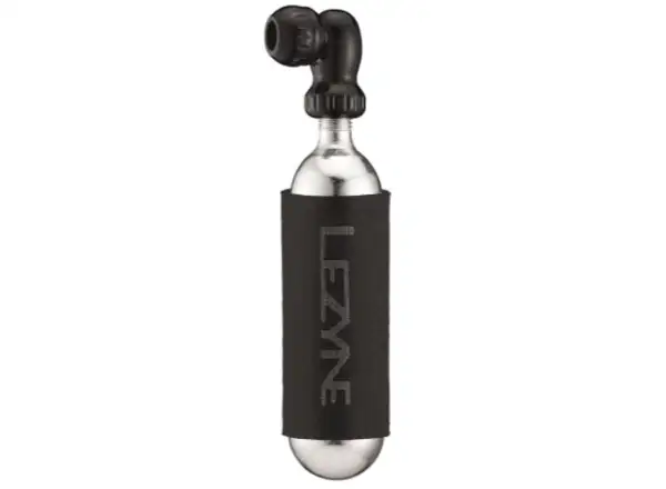 Lezyne Twin Speed Drive CO2 Pumpe Schwarz + 16 g Patrone