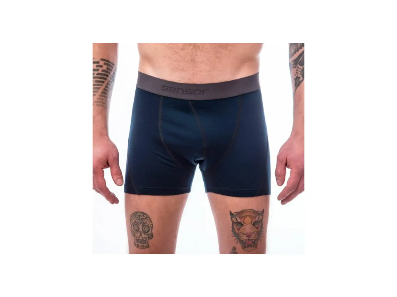 Sensor Merino Active Herren-Boxershorts Deep Blue