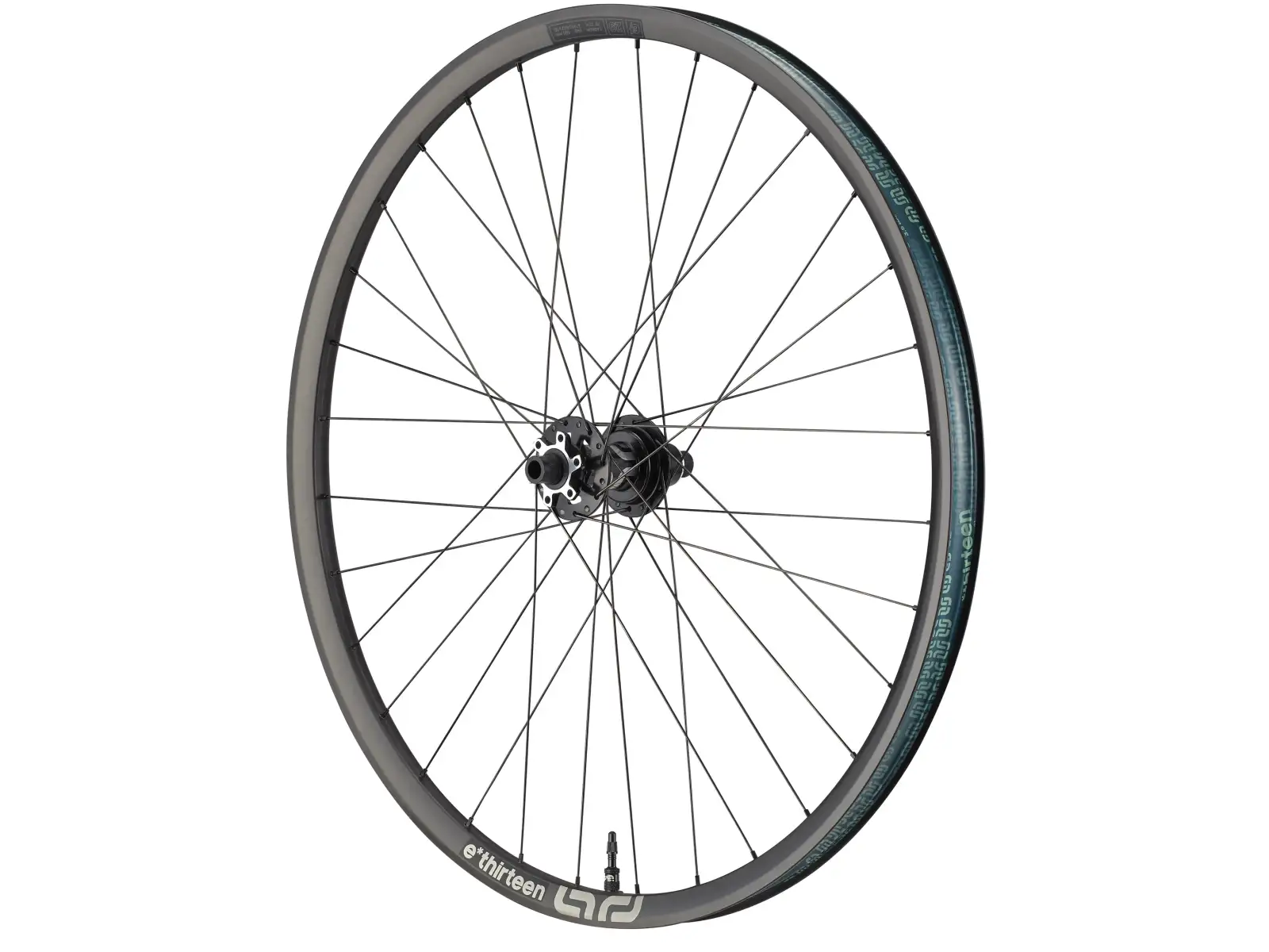 E-13 Sylvan Race Carbon E-Spec Super Boost 29" Hinterrad mit XD Hinterachse Schwarz.