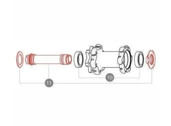 Mavic Road Disc Innenachse 12 mm CL