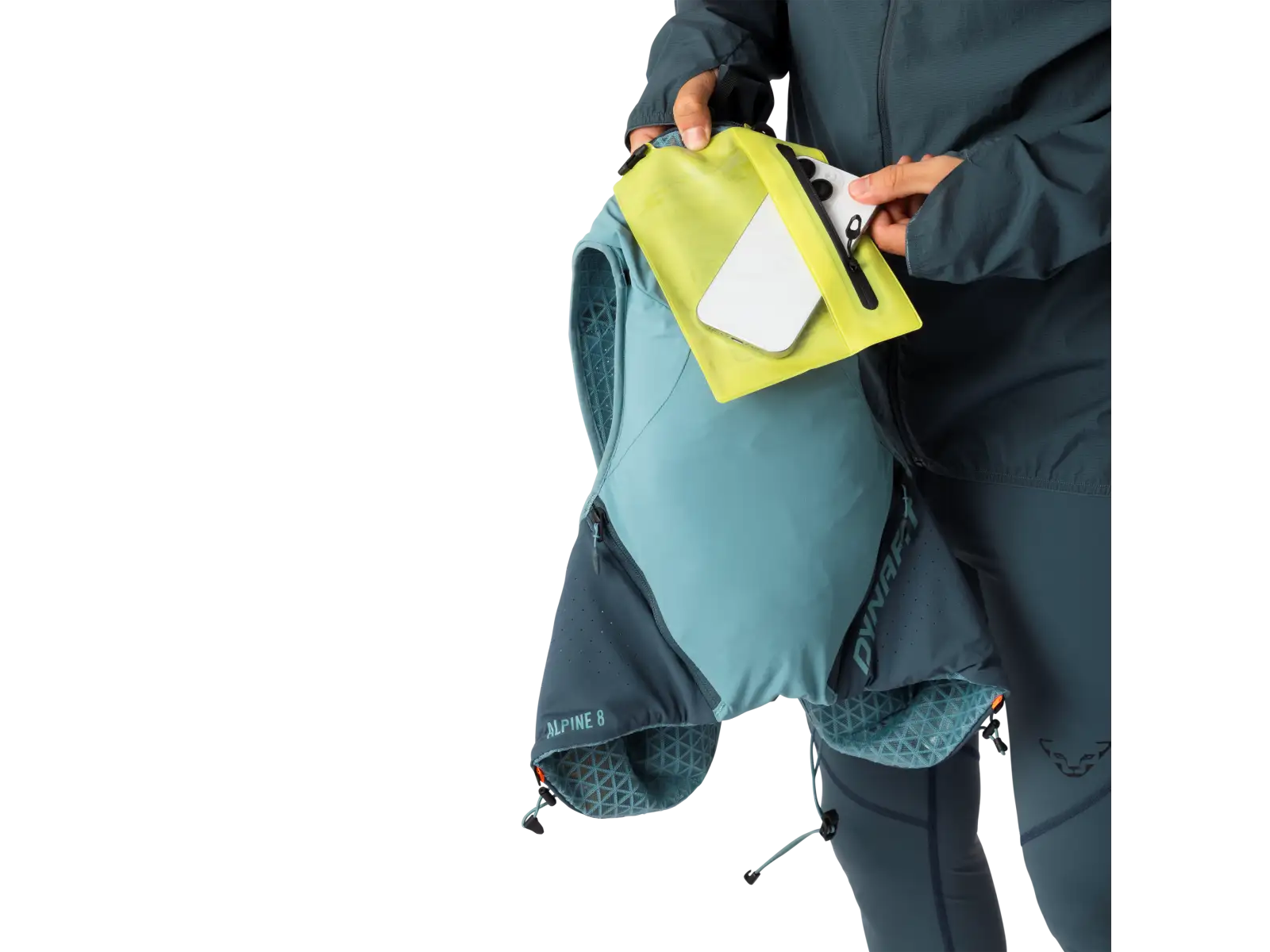 Dynafit Alpine 8 l Laufweste Smoke Blue/Cinder