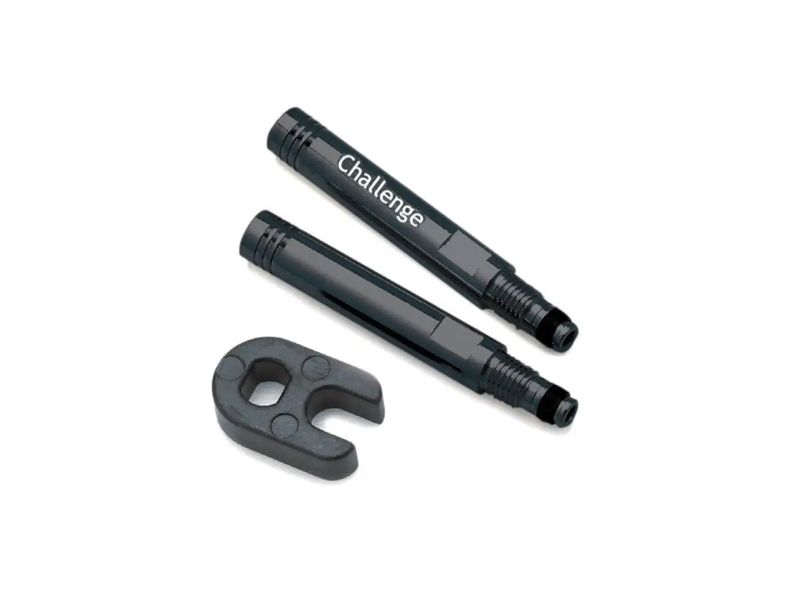 Challenge ALU Adapter für Ventil 31,5mm 2 Stk schwarz