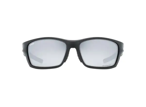 Uvex Sportstyle 232 P Sonnenbrille Black Mat Red/Polavision Mirror Silver
