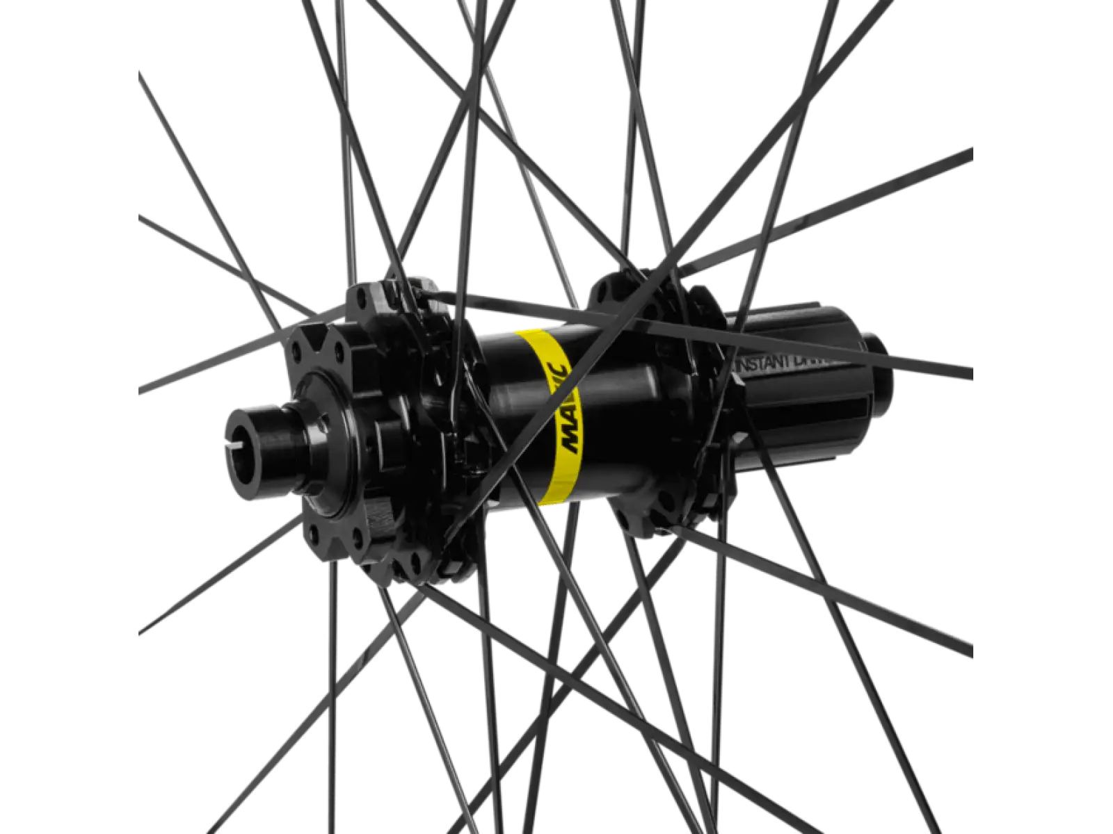 Mavic E-Deemax S 35 Boost CL 27,5" Hinterrad mit Shimano MicroSpline Freilaufkörper.