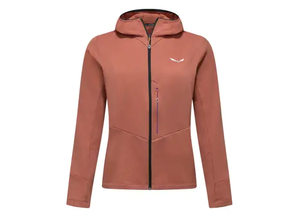 Salewa Pedroc 3 Hooded Damen-Sweatshirt Etruscan Red
