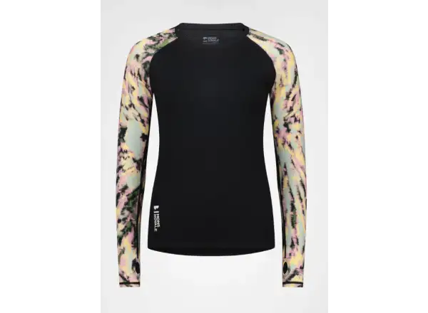 Mons Royale Bella Merino Damen T-Shirt langer Ärmel Rad Things/Black